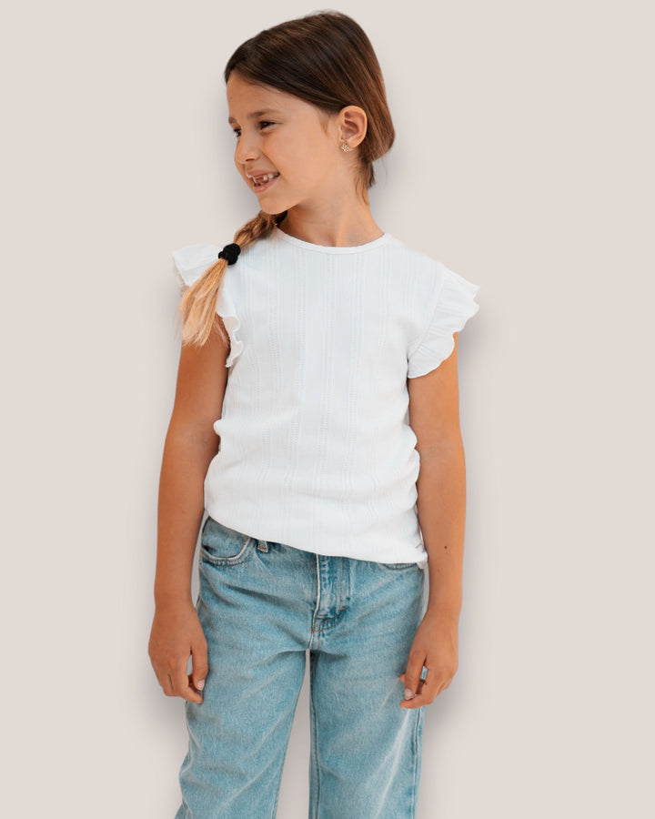 Kids frill T-shirt 